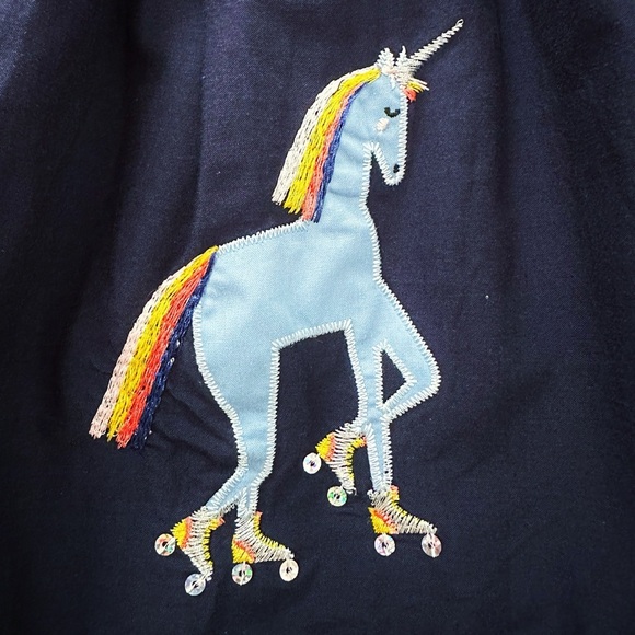 Joules | The Ariel “Unicorns on a Roll” Skirt (5) 🦄 🛼 - Picture 5 of 6